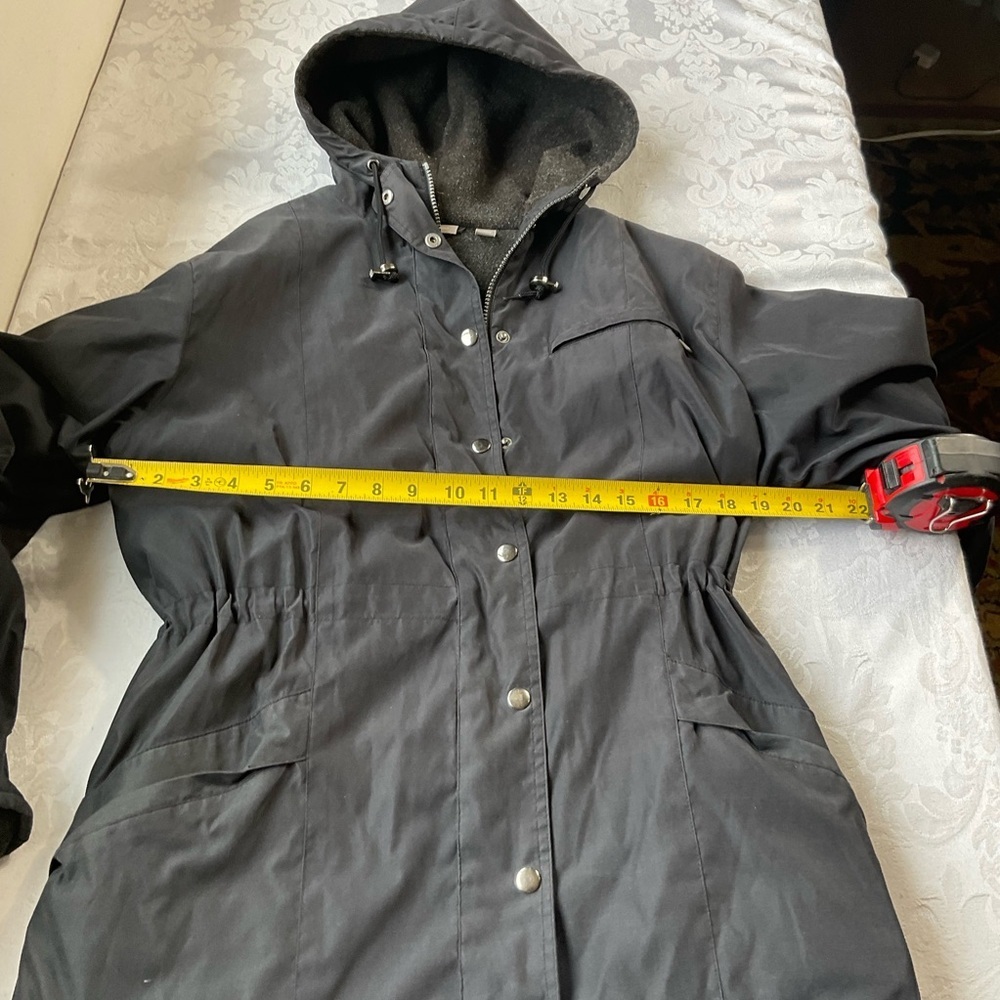 Nordstrom’s Women Fleece Lined Softshell Parka Jacket Wn51266 Size Medium - Picture 4 of 8